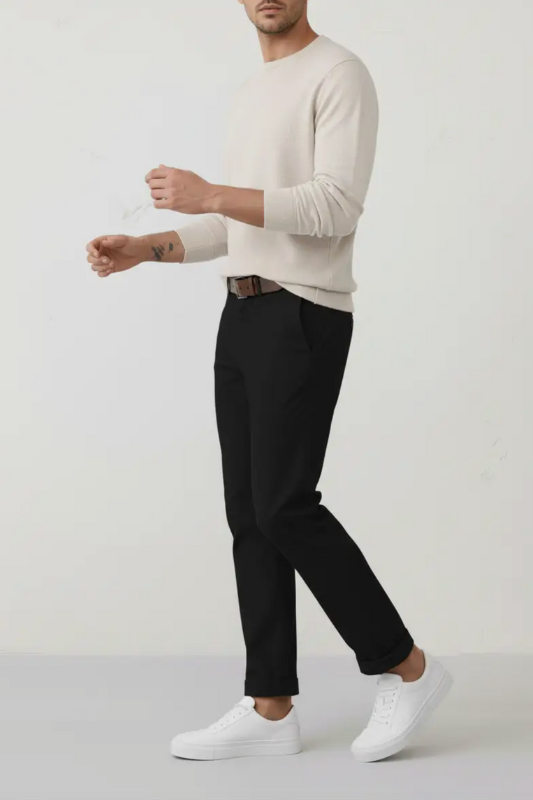 Canen Chino Pant - Black
